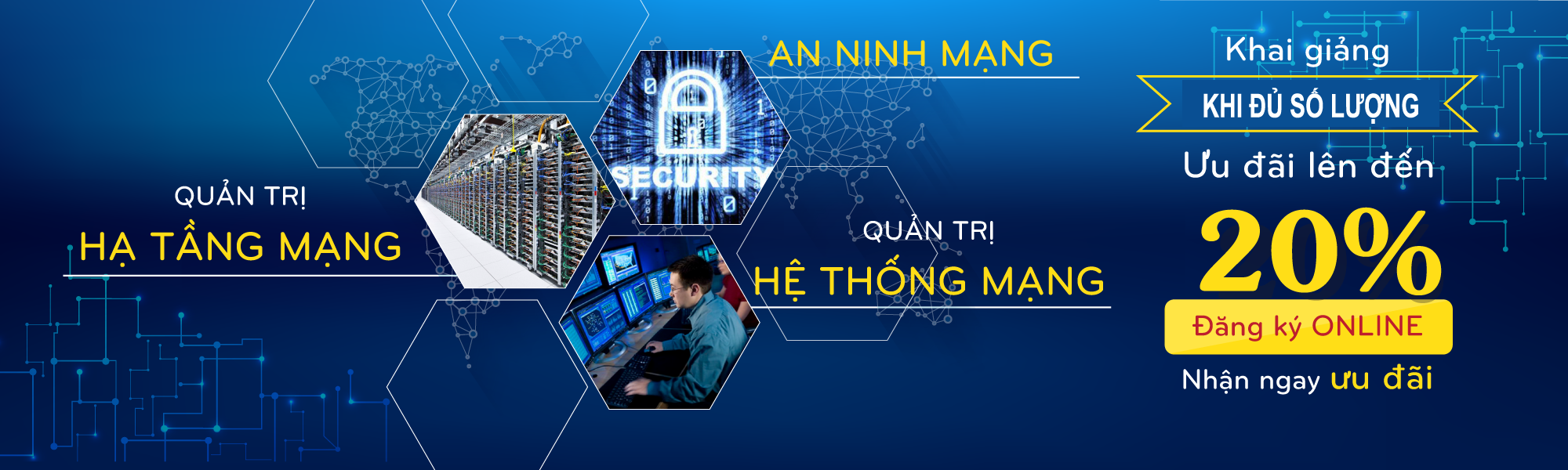 Trung tâm tin học - Chiêu sinh lớp quản trị mạng